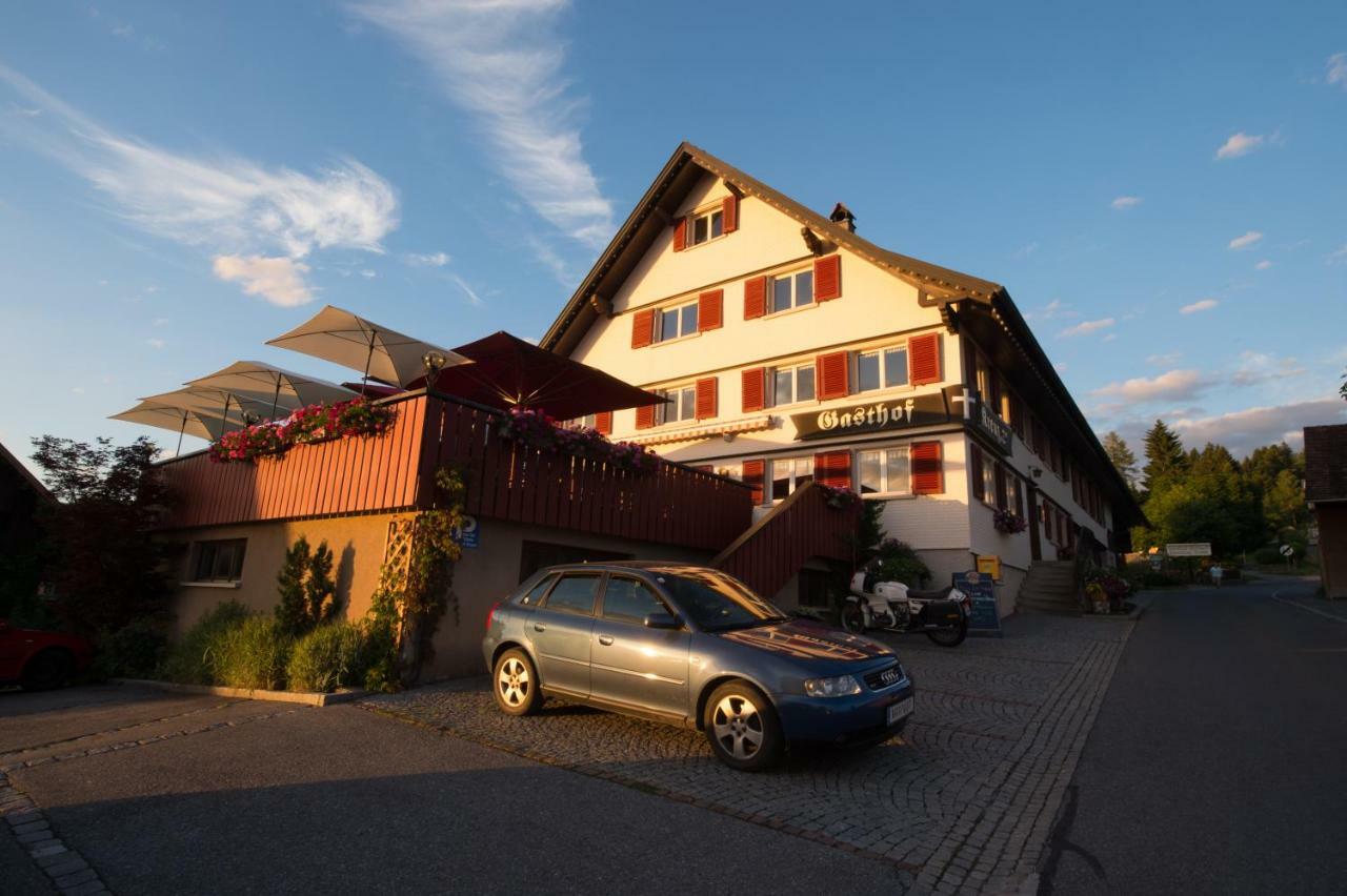 Gasthof Kreuz Bildstein Esterno foto