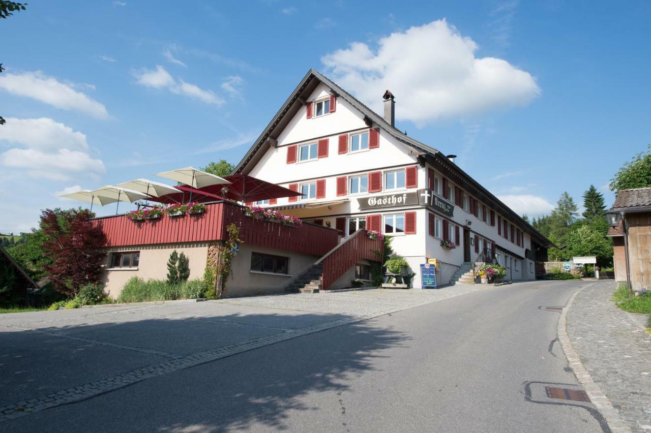 Gasthof Kreuz Bildstein Esterno foto
